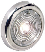 1-1/2 Red Interior/Exterior Light w/SS Bezel