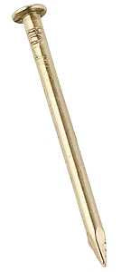 National Hardware V7714 Series N278-721 Escutcheon Pin, 1 in Shank, Steel, Brass