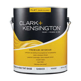 Clark+Kensington Flat Tint Base Mid-Tone Base Paint + Primer Interior 1 gal, Pack of 4