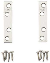 National Hardware N348-367 Mending Brace, 3 in L, 5/8 in W, Stainless Steel, Screw