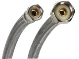 Fluidmaster B1F20 Water Supply Connector, 3/8 x 1/2 in, Compression x FIP, Polymer/Stainless Steel, 2000 psi Pressure