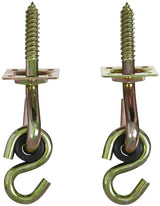 National Hardware V2038 Series N264-069 Swing Hook Kit, 0.32 in Opening, Steel, Yellow