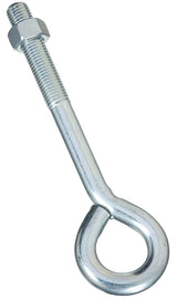 National Hardware N347-732 Eye Bolt, 3/4-10 Thread, Coarse Thread, 3-3/4 in L Thread, 1-1/2 in ID Dia Eye, Steel, Zinc