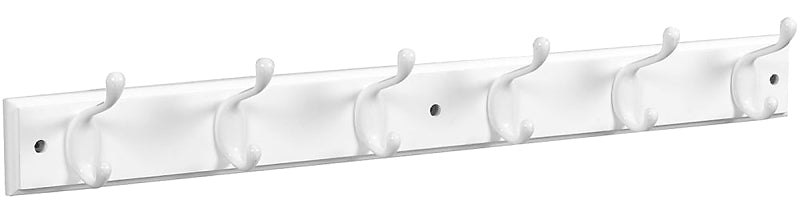 National Hardware B8170 Series S827-071 Hook Rail, 4 -Hook, Wood