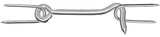 National Hardware V2102 Series N122-200 Gate Hook, 5 in L Dimensions, Steel, Zinc, 1/PK