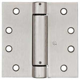 National Hardware N350-801 Spring Hinge, Cold Rolled Steel, Satin Nickel, Fixed Pin, 37 lb