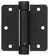 National Hardware N350-827 Spring Hinge, 3-1/2 in L, Cold Rolled Steel, Oil-Rubbed Bronze, 6-Mounting Hole, 30 lb