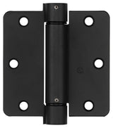 National Hardware N350-827 Spring Hinge, 3-1/2 in L, Cold Rolled Steel, Oil-Rubbed Bronze, 6-Mounting Hole, 30 lb