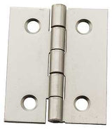 National Hardware N211-014 Decorative Broad Hinge, 1-1/2 in H Door Leaf, 1/32 in Thick Door Leaf, 1-1/2 in H Frame Leaf
