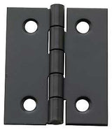 National Hardware N211-020 Decorative Broad Hinge, 1-1/2 in H Door Leaf, 1/32 in Thick Door Leaf, 1-1/2 in H Frame Leaf