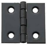 National Hardware N211-019 Decorative Broad Hinge, 1 in H Door Leaf, 1/32 in Thick Door Leaf, 1 in H Frame Leaf, Steel