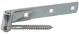 National Hardware N129-726 Hook/Strap Hinge, 10 in L x 1-1/4 in W Dimensions, 0.22 in Thick Leaf, Steel, Zinc, Screw