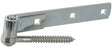 National Hardware N130-054 Hook/Strap Hinge, 8 in L x 1-1/4 in W Dimensions, 0.19 in Thick Leaf, Steel, Zinc, Screw