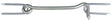 National Hardware V2102 Series N122-242 Gate Hook, 6 in L Dimensions, Steel, Zinc, 1/PK