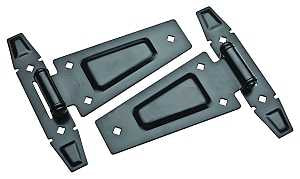 National Hardware N214-064 T-Hinge, Steel, Black, 55 lb
