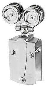 National Hardware N183-905 Box Rail Hanger, 4.51 in L x 8.76 in H Dimensions, Delrin/Steel, Zinc