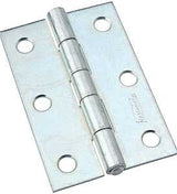 National Hardware N146-365 Utility Hinge, 3 in W Frame Leaf, 0.065 in Thick Frame Leaf, Aluminum/Steel, Zinc, 28 lb