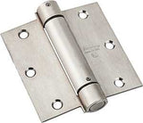 National Hardware N350-785 Spring Hinge, 3-1/2 in L x 3-1/2 in W, Stainless Steel, Zinc, 8-Mounting Hole, 30 lb