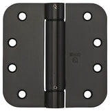 National Hardware N351-015 Spring Hinge, 4 in L, Steel, Oil-Rubbed Bronze, 8-Mounting Hole, 37 lb