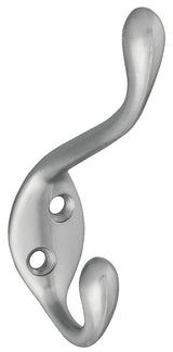 National Hardware MPB167 N331-041 Garment Hook, 35 lb, Zinc, Satin Nickel