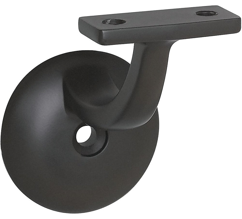 National Hardware N332-833 1-Piece Handrail Bracket, 250 lb, Zinc, Oil-Rubbed Bronze
