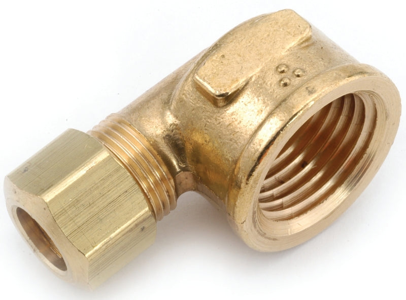 Anderson Metals 750070-0608 Tube Elbow, 3/8 x 1/2 in, 90 deg Angle, 200 psi Pressure