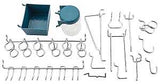 National Hardware N112-058 Series Peg Hook Assortment, 1/8, 1/4 in Opening, Steel, Zinc
