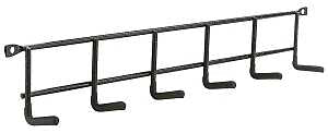 National Hardware 2418BC Series N112-084 Household Hanger, 15 lb, Steel, Black