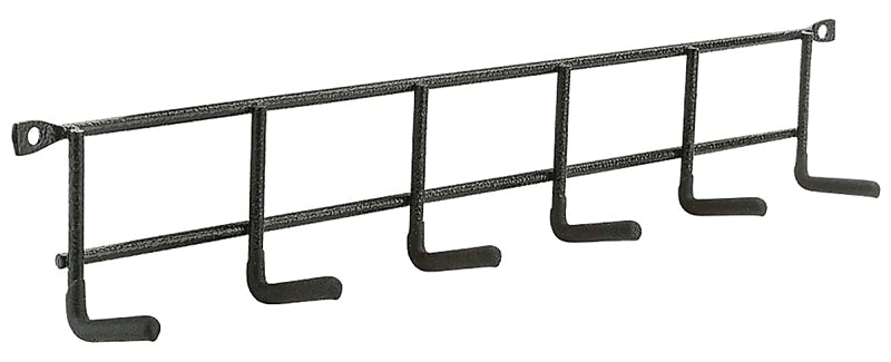 National Hardware 2418BC Series N112-084 Household Hanger, 15 lb, Steel, Black