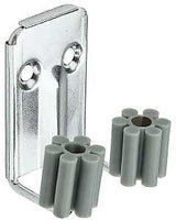 National Hardware V2214 Series N112-018 Broom Clip, 5 lb, Screw, Steel, Zinc