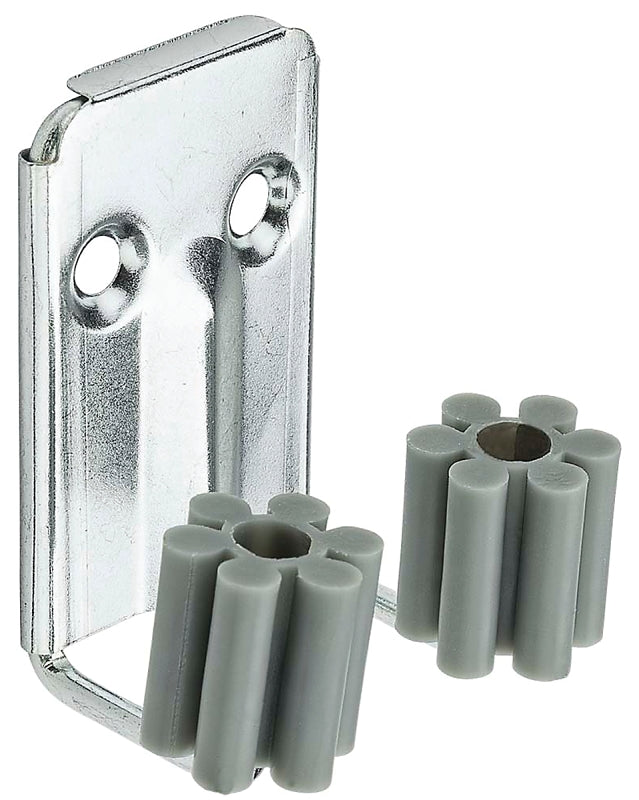 National Hardware V2214 Series N112-018 Broom Clip, 5 lb, Screw, Steel, Zinc