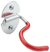 National Hardware V2216 Series N112-020 Broom and Tool Holder, 15 lb, Screw, Steel, Red