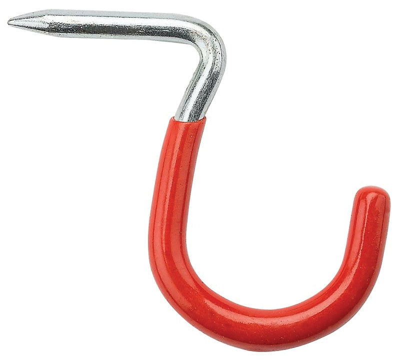 National Hardware V2221 Series N112-032 Storage Screw Hook, 20 lb, Hammer-In, Steel, Red