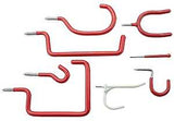 National Hardware V2240 Series N112-034 Hook Assortment, Steel, Red, Zinc