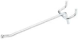 National Hardware N180-011 Series Peg Hook, 4 in L x 1 in W Dimensions, 4 in, 1/8, 1/4 in Opening, Steel, Zinc, 3/PK