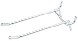 National Hardware N180-037 Series Peg Hook, 4 in L x 2 in W Dimensions, 4 in, 1/8, 1/4 in Opening, Steel, Zinc, 2/PK