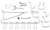 National Hardware N112-062 Series Peg Hook Assortment, 1/8, 1/4 in Opening, Steel, Zinc, 6/PK