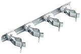 National Hardware N112-074 Tool Storage Clip, 4-Compartment, Steel, Silver
