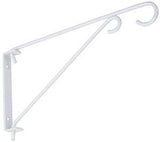 National Hardware N274-779 Swivel Bracket, 9-1/2 in L, 5.15 in H, Steel, White