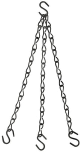National Hardware N275-024 Flower Plant Chain, 18 in L, Steel, Black