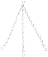 National Hardware N275-040 Flower Plant Chain, 18 in L, Steel, White
