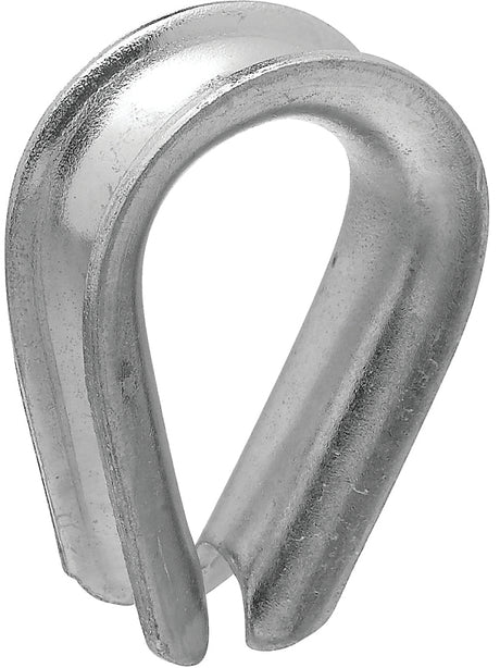 National Hardware 3232BC Series N177-923 Rope Thimble, 2-23/32 in Dia x 1-17/32 in L Dimensions, Steel, Zinc