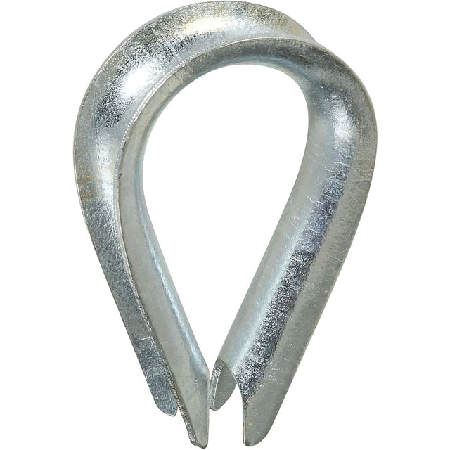 National Hardware 3232BC Series N176-834 Rope Thimble, 1-15/32 in Dia x 2-5/16 in L Dimensions, Steel, Zinc