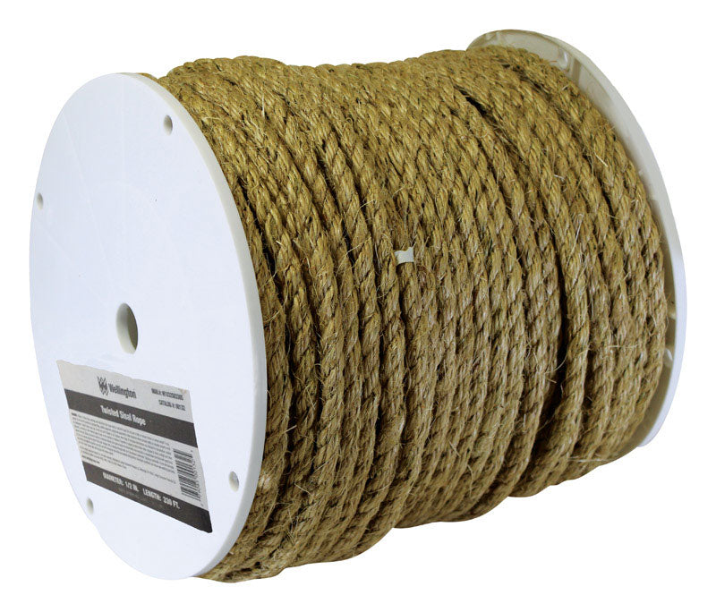 Koch Industries 1/2 in. D X 200 ft. L Natural Twisted Sisal Rope