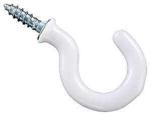 National Hardware N119-728 Cup Hook, Steel, Vinyl-Coated, 13 lb Working Load