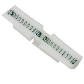 RENIN BF101P Slide Guide, Plastic, White, Powder-Coated, Screw Mounting