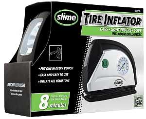 Slime 40032 Tire Inflator, 12 V, 0 to 100 psi Pressure