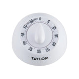 Taylor 5832 Mechanical Timer, 60 min, White