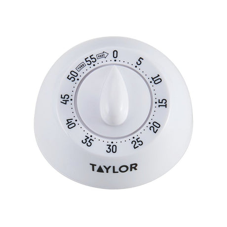 Taylor 5832 Mechanical Timer, 60 min, White