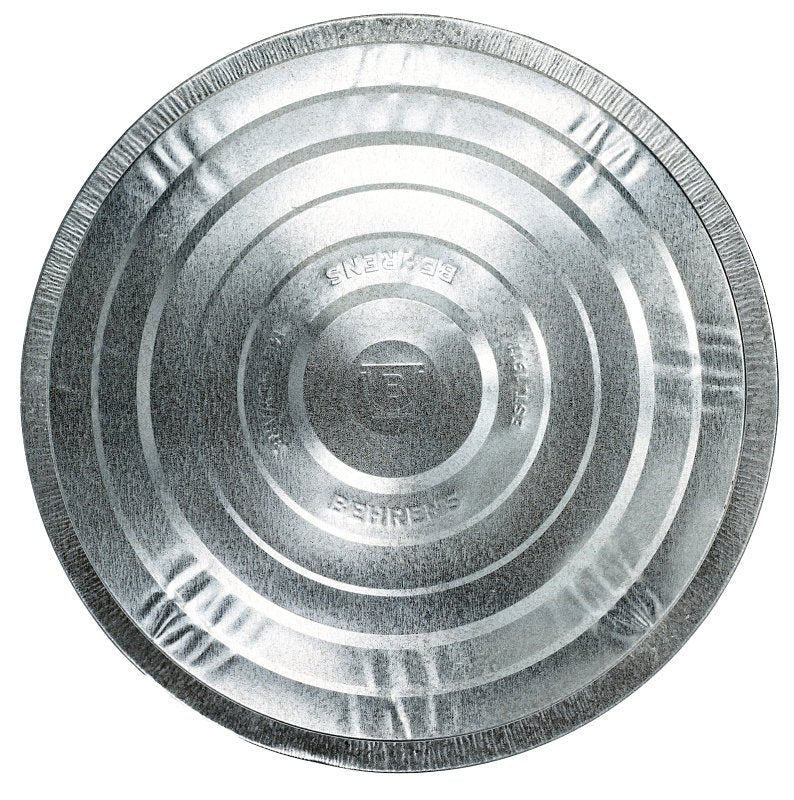 Behrens 38113 Trash Can Lid, Galvanized Steel, Silver, For: 31 gal Cans